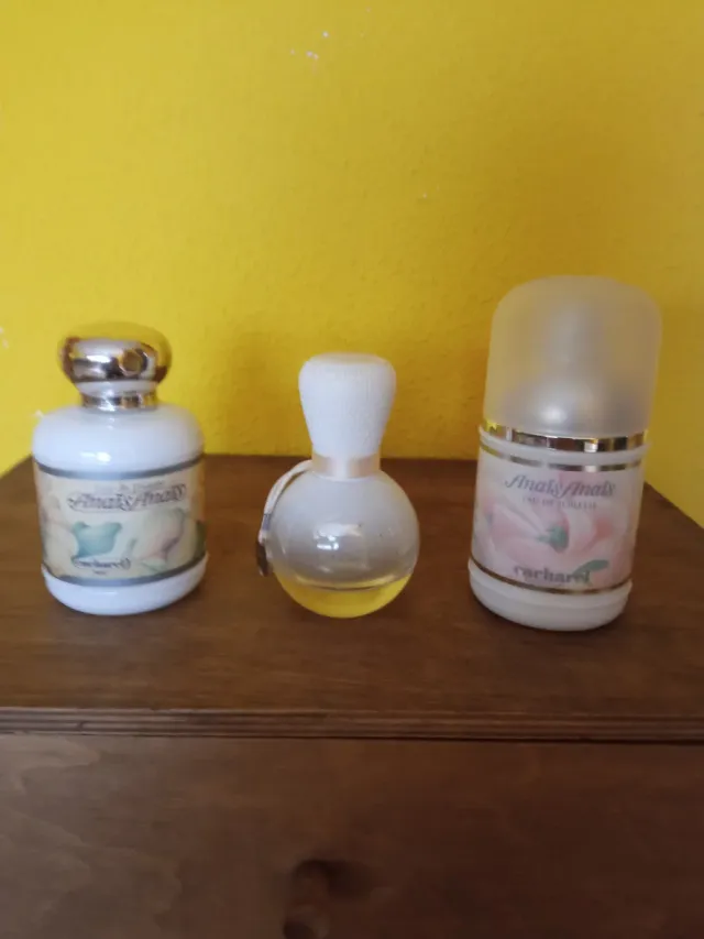 3 Frascos Vacíos Perfume Cacharel