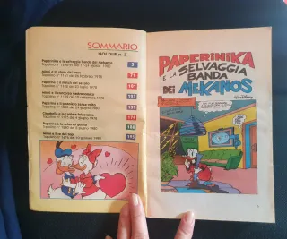 Fumetto vintage Noi Due Paperina e Minnie 1992