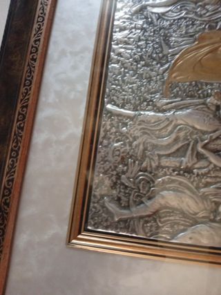 Quadro Primavera Botticelli Metallo Legno