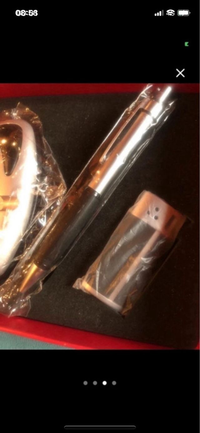 Set da scrivania portapenne e posacenere