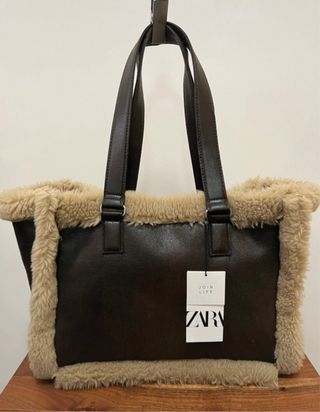 Bolso shopper Zara combinado