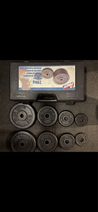 Maleta de pesas ANDY 28kg