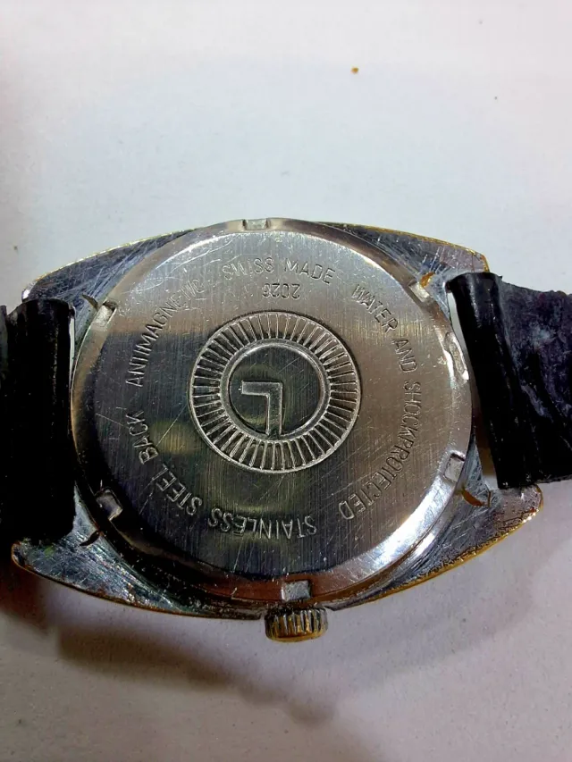 Reloj Lanco Naval 17 Jewels Vintage 34mm Swiss mad