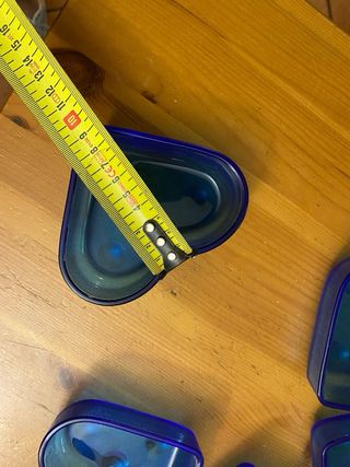 5 Ciotoline Cuore Blu