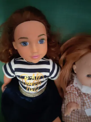 Lote de muñecas antiguas para restaurar