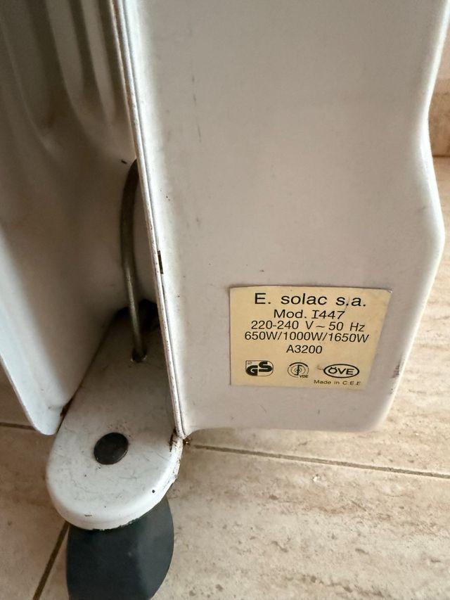 Radiador Eléctrico Solac