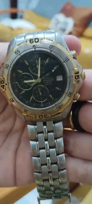 Reloj Festina Cronógrafo Hombre Oro/Plata