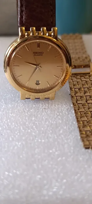 Reloj Seiko Dorado Vintage