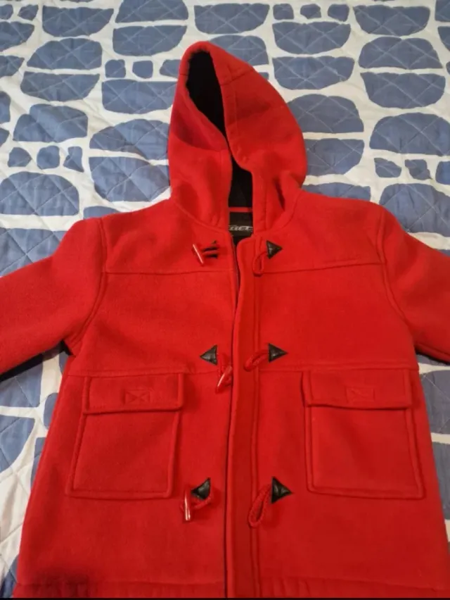 Chaqueta niño roja talla 6-7 años