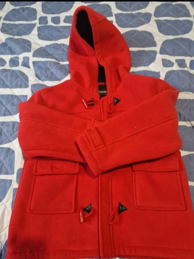 Chaqueta niño roja talla 6-7 años