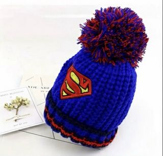Cappellino DC Comics Superman Invernale Blu