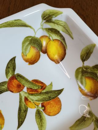 Frutero Cerámica Sajonia Naranja