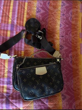 Borsa a tracolla marrone