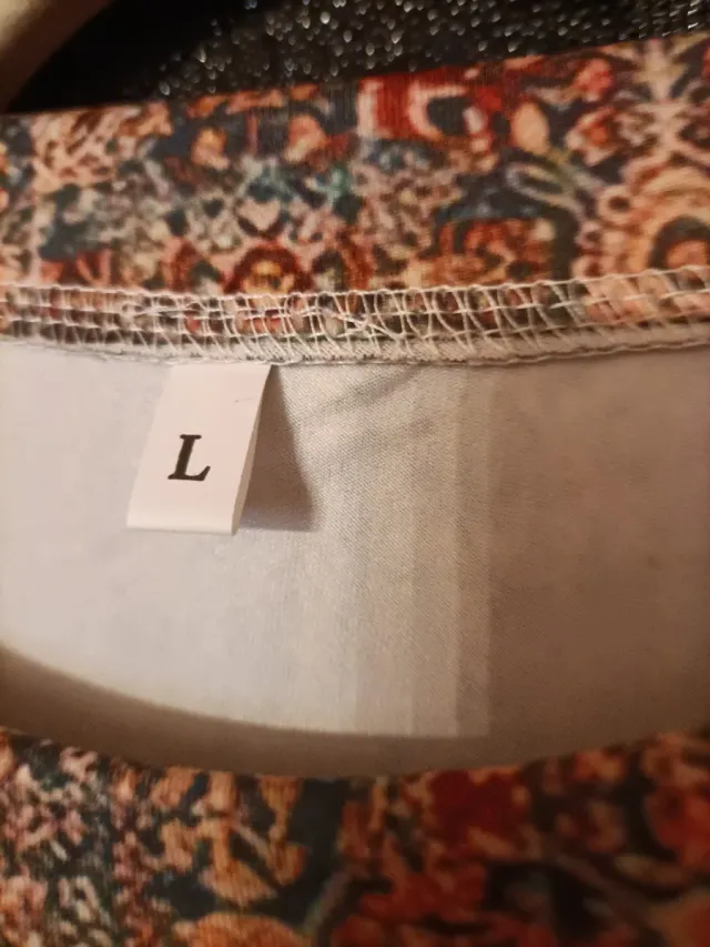 Camiseta estampada talla L