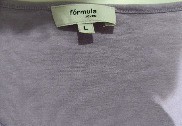 Camiseta Morada Talla L