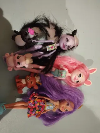3 Muñecas Monster High con mascotas