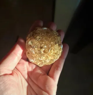 Rosa decorativa natalizia in oro