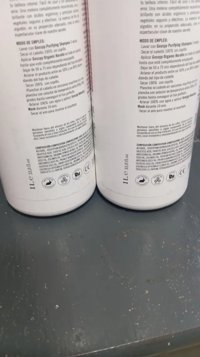 Keratina profesional de peluquería