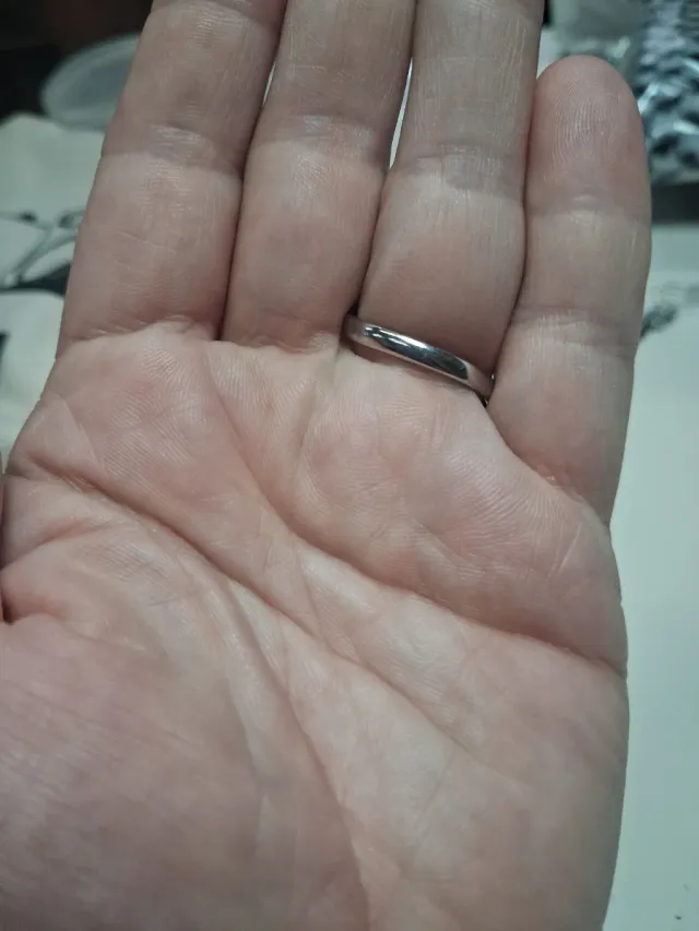 Anillo Hojas Acero Ajustable