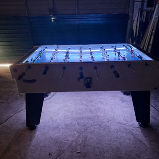 Futbolín con luces LED
