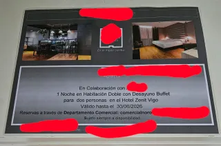 Noche Hotel Zenit Vigo con Desayuno Buffet