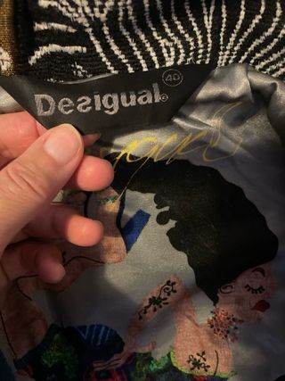 Abrigo Desigual estampado