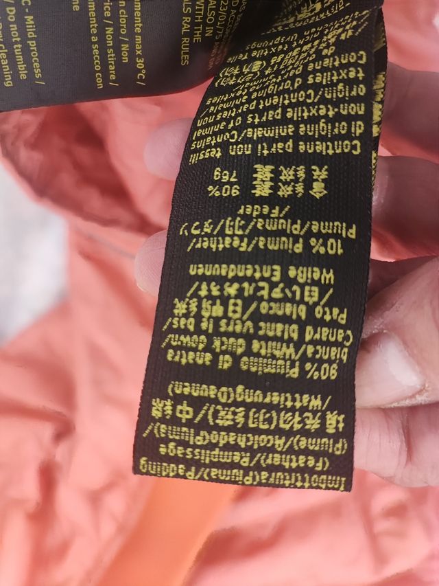 Plumífero Blauer Mujer Original Naranja