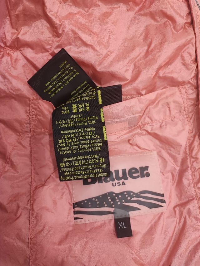 Plumífero Blauer Mujer Original Naranja