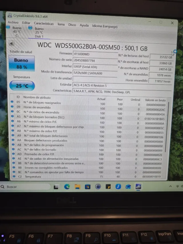 SSD SATA WD Blue 500GB