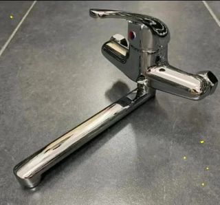 Grifo Monomando Cocina Metal Plateado