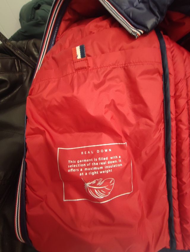 Chaleco El Ganso Azul y Rojo Nuevo