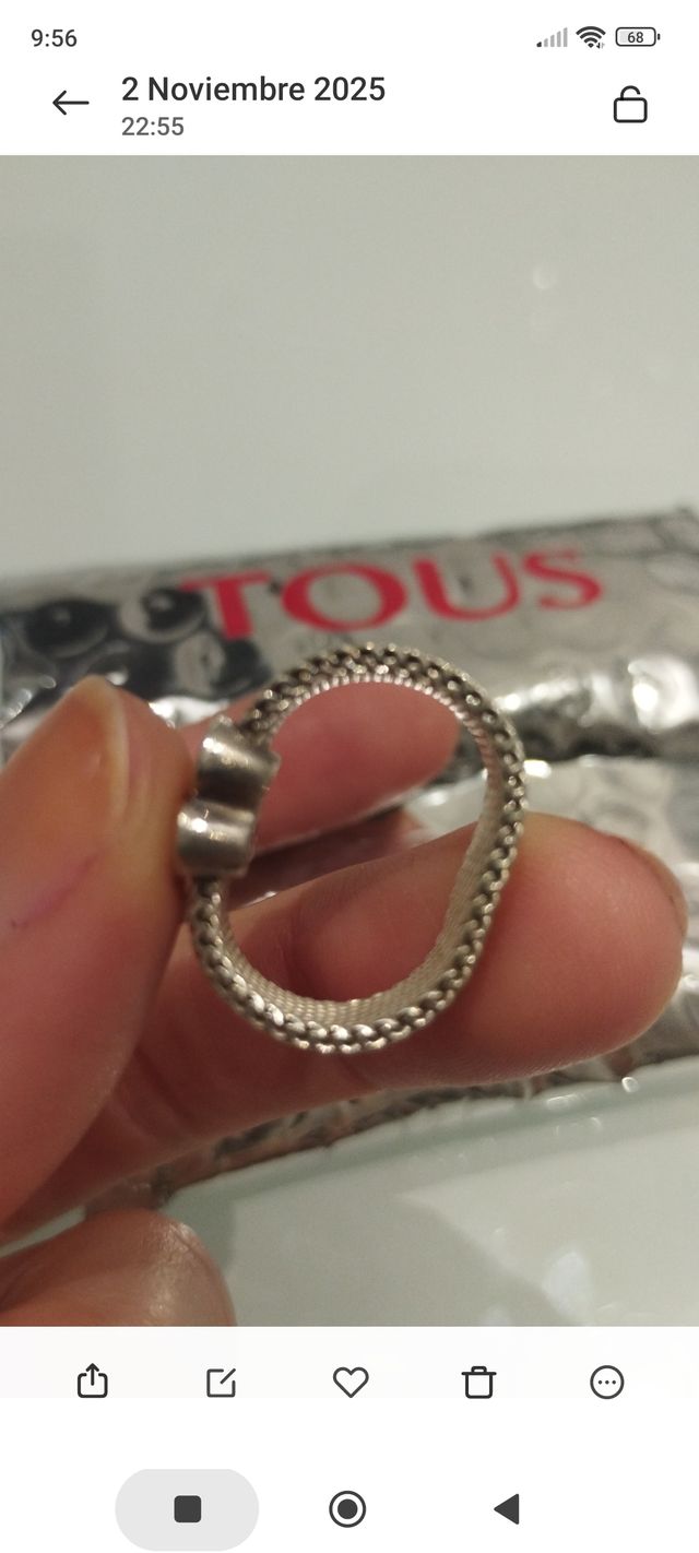 Anillo Tous Plata