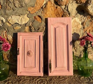 Set di porte rosa antico vintage