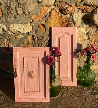 Set di porte rosa antico vintage