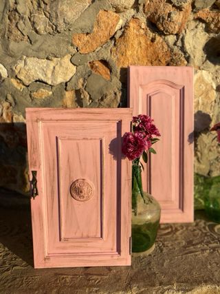 Set di porte rosa antico vintage