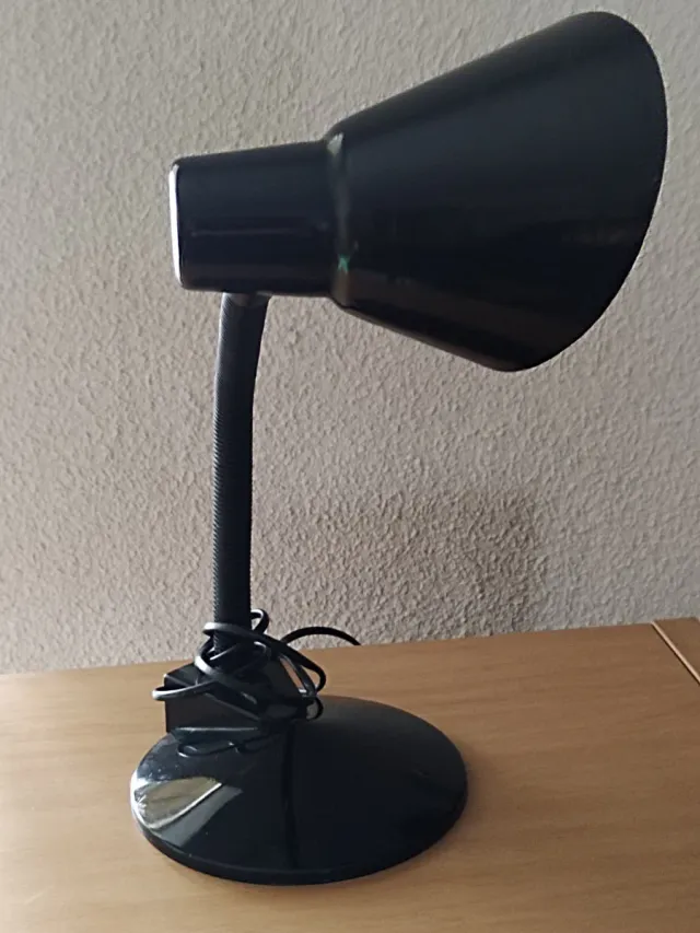 Flexo de mesa negro