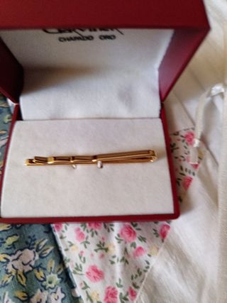 3 Alfileres de Corbata Dorados