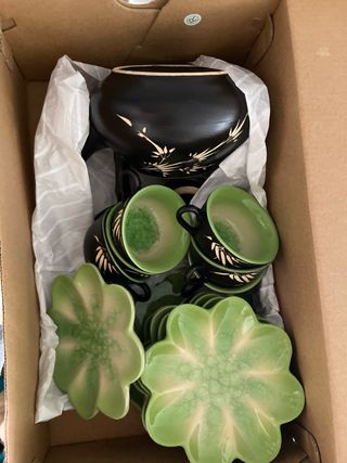 Set Tazzine e Per Sakè in Ceramica