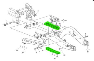 Patín cadena Cagiva Mito EVO