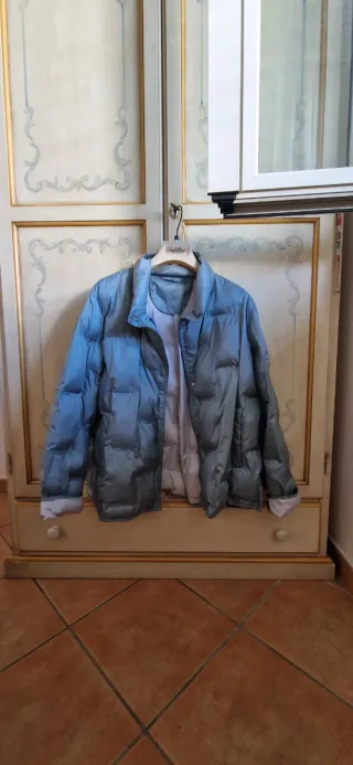 Giubbotto imbottito azzurro