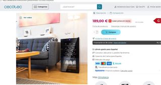 Cantinetta per vino per 12 bottiglie