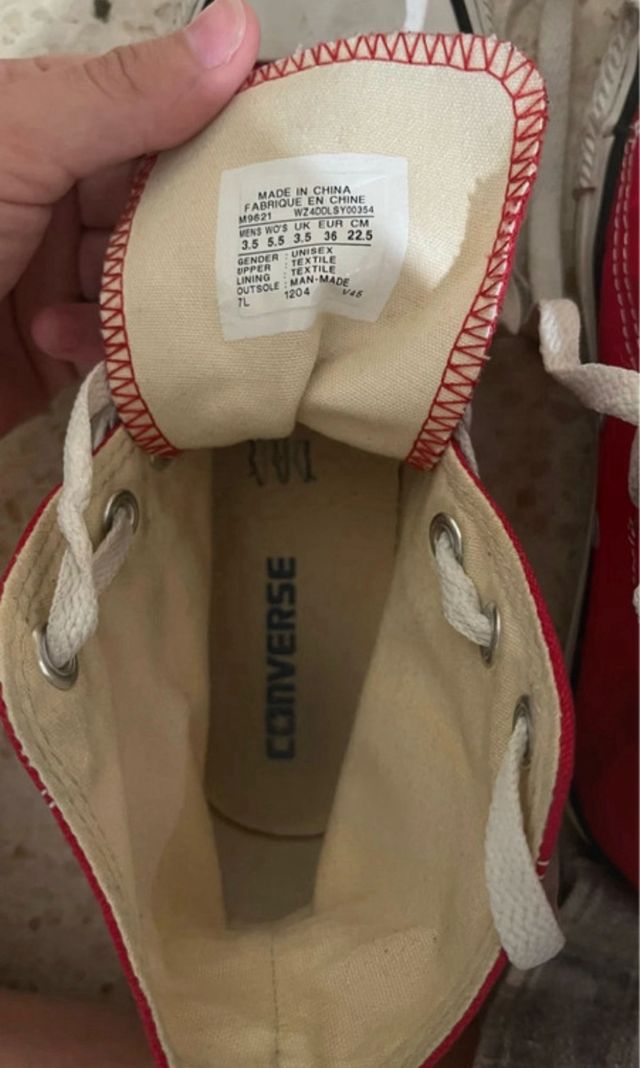 Zapatillas Converse Rojas