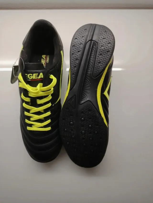 Scarpe calcetto indoor Legea nero/giallo