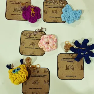Llaveros artesanales Lili Rey