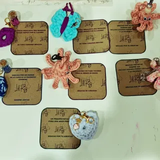 Llaveros artesanales Lili Rey