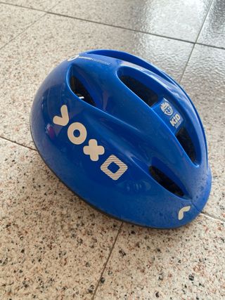 Casco Infantil Bici Decathlon Azul