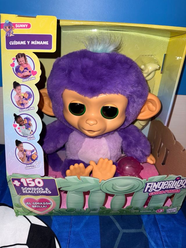 Fingerlings Mono Sunny Cuídame y Mímame