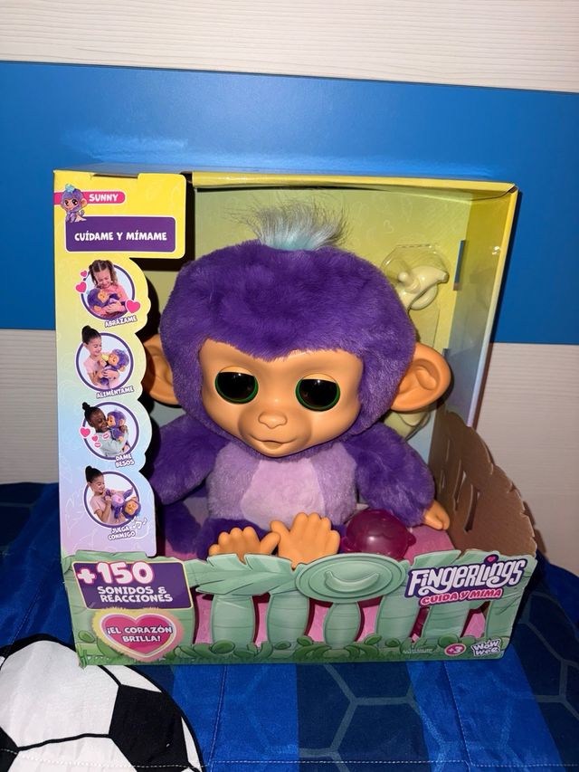 Fingerlings Mono Sunny Cuídame y Mímame