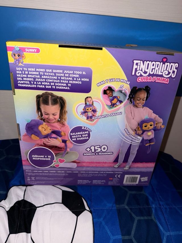 Fingerlings Mono Sunny Cuídame y Mímame