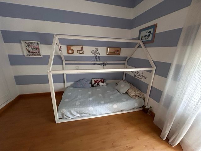 Cama Montessori Blanca Madera